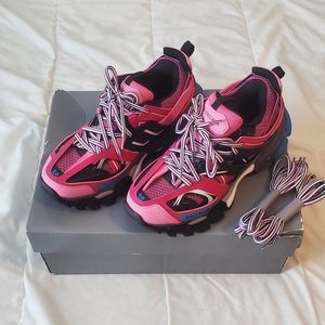 Balenciaga Pink/Blue Tracks Size Women's 8